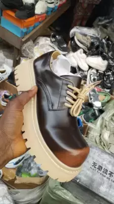 Chunky Platform Oxford or Lug Sole Derby Shoe