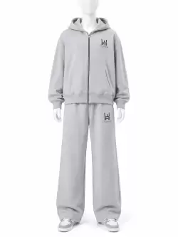 WM Oversized Zip-Up Hoodie Tracksuit