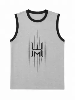 Grey wm Tank Top